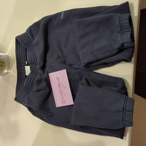 Aritzia TNA Sweatfleece Cozy Fleece Perfect Fit 2XS Navy